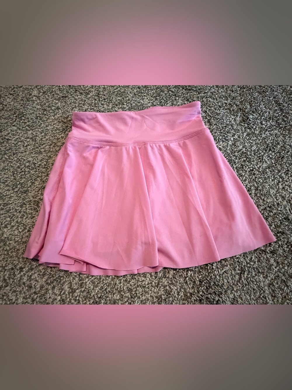 Grayson Threads Girls Pink Tennis Skort Skirt Built-In Shorts Size 8